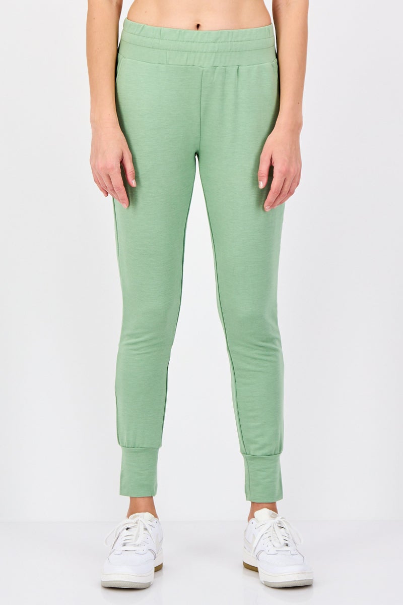 Hummel Women Sportswear Fit Outdoor Sweatpants, Green - Image 1